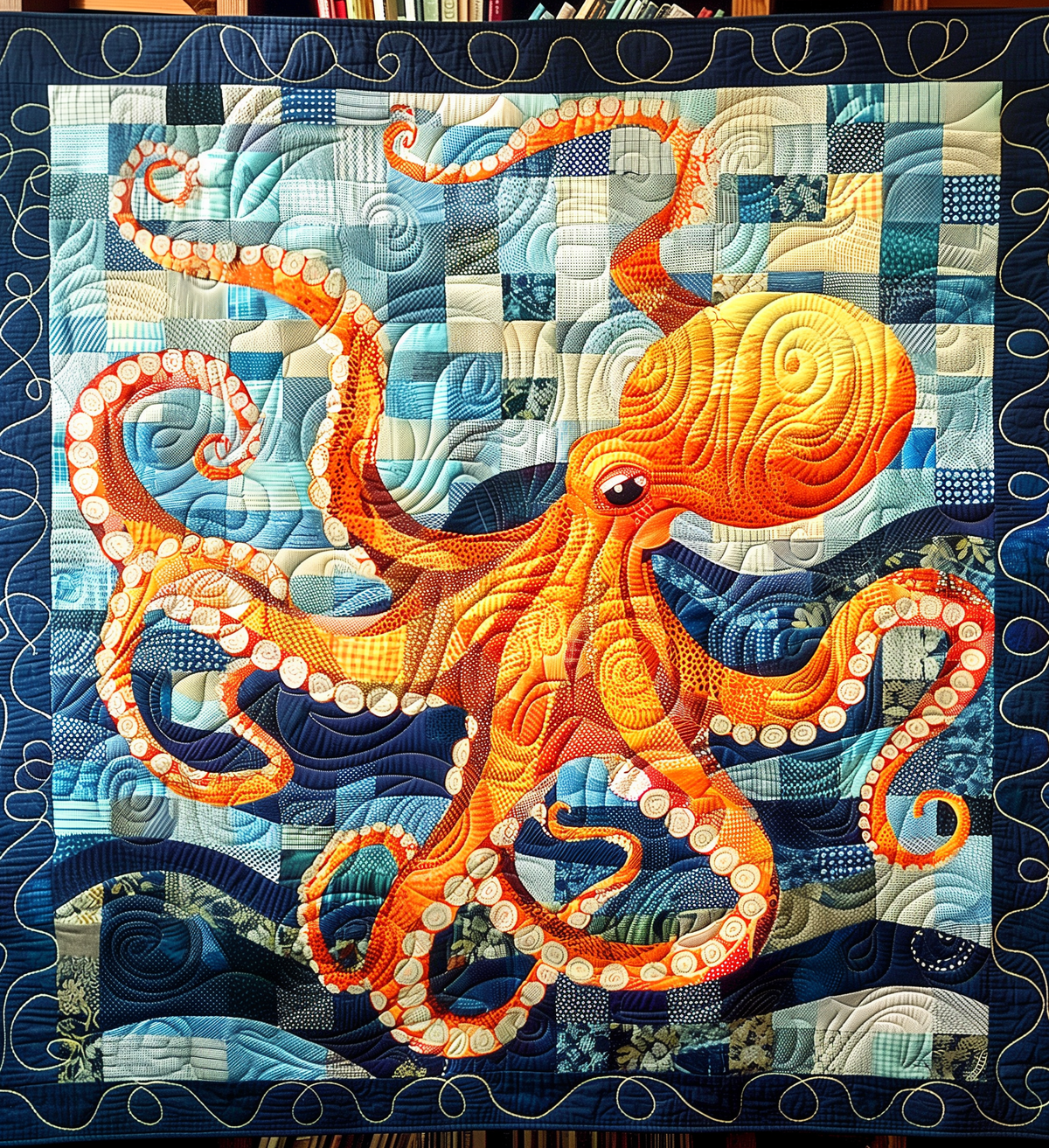 Benthic Beauty Quilted Blanket