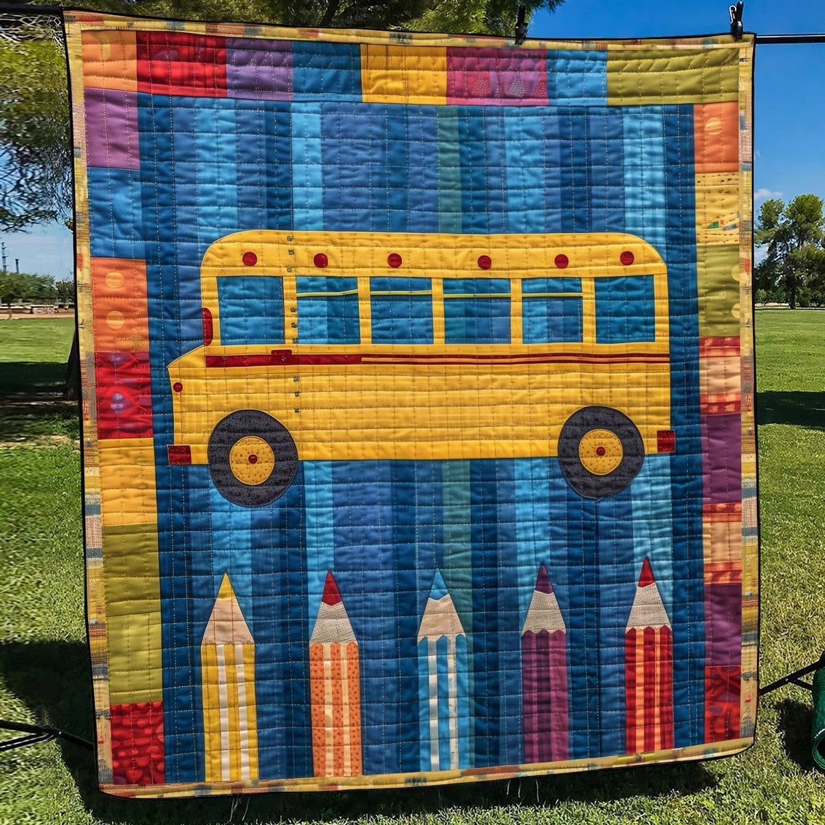 Creative Classroom Quilted Blanket