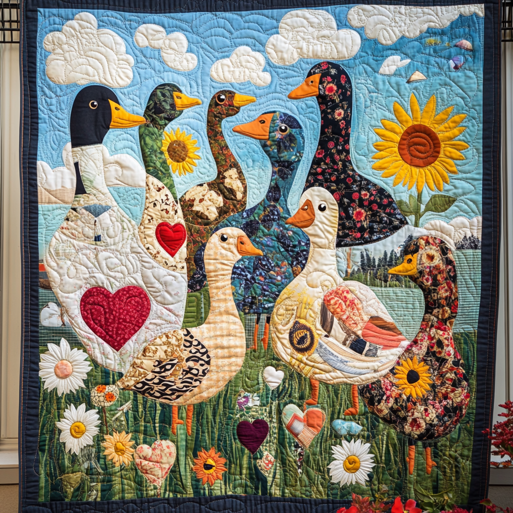 Lakeside Lounging Quilted Blanket