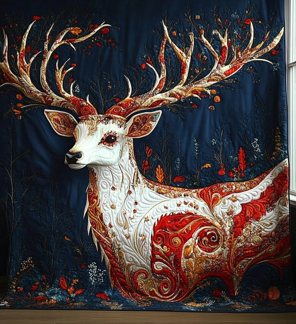 Majestic Elderwood Quilted Blanket