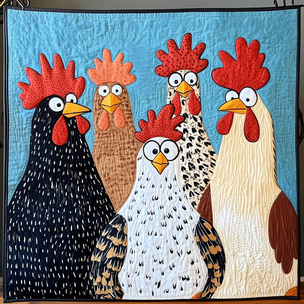 Roost & Relax Quilted Blanket