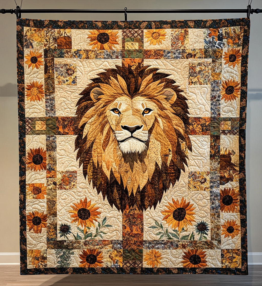 Sunflower King Quilted Blanket
