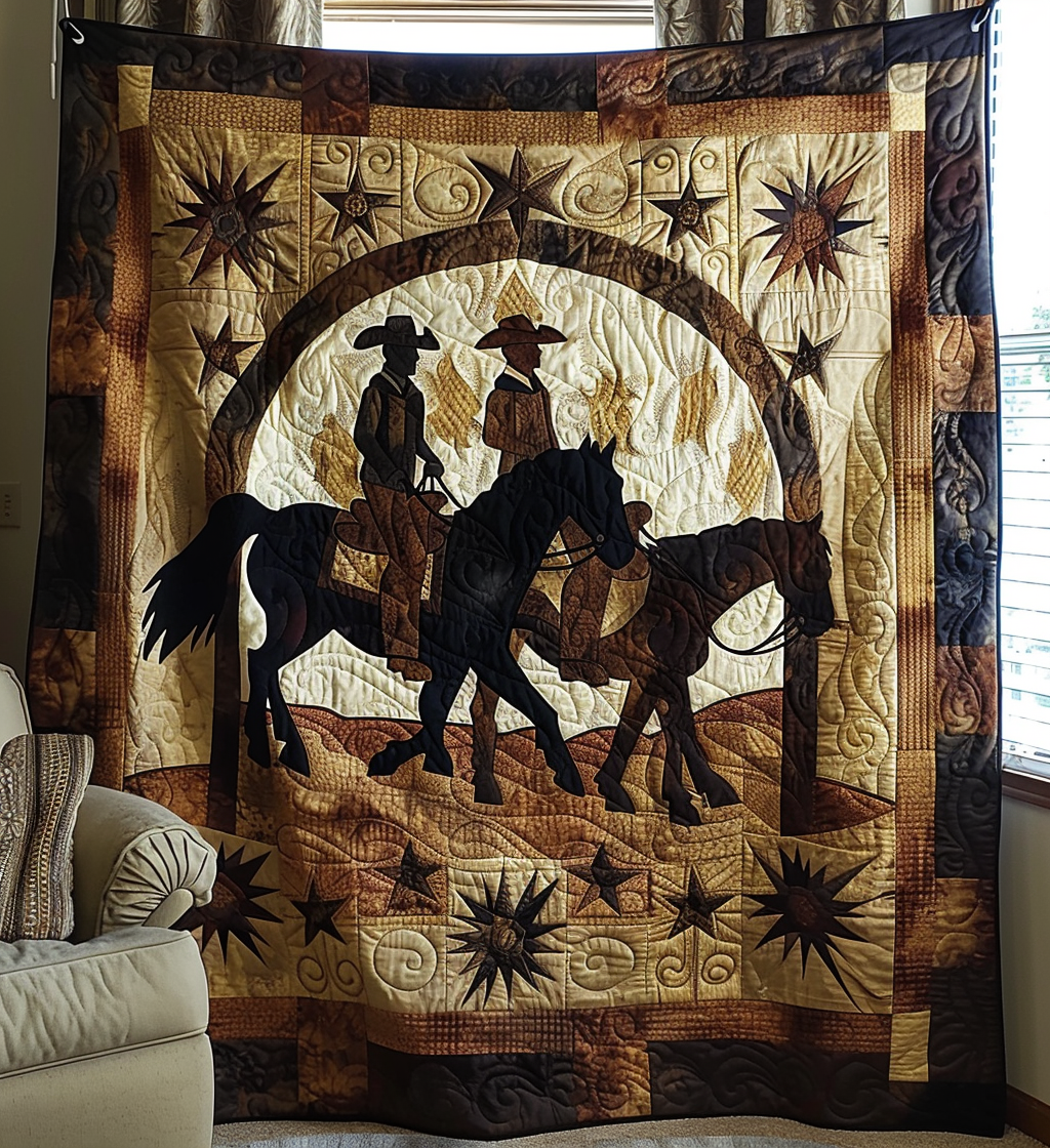 Texas Whisper Quilted Blanket
