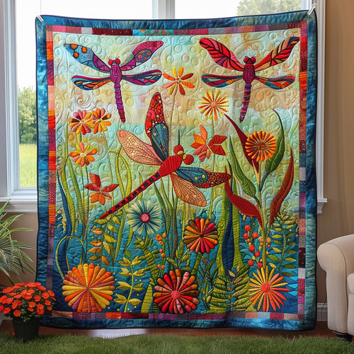 Jade Glider Quilted Blanket