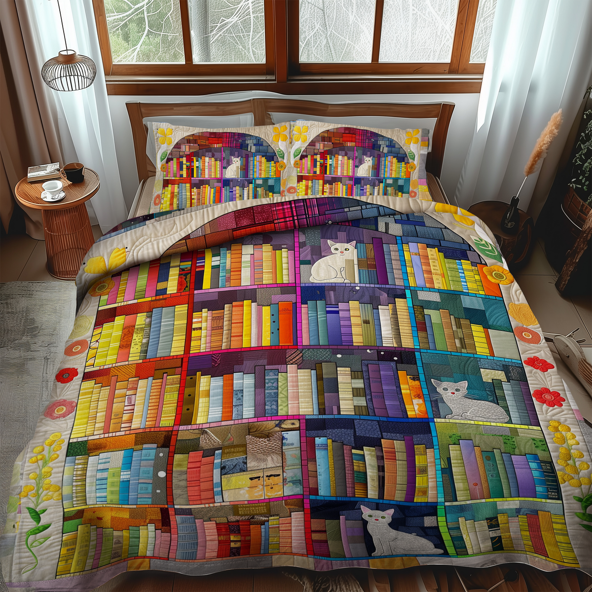 Verse Vista 3-Piece Quilted Bedding Set