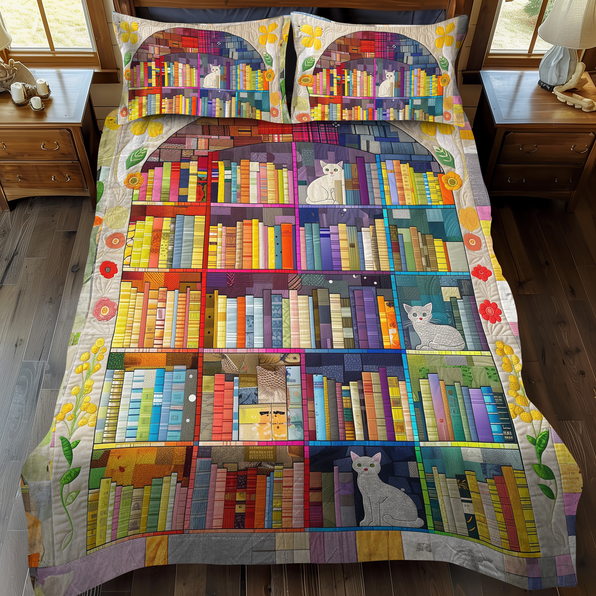 Verse Vista 3-Piece Quilted Bedding Set