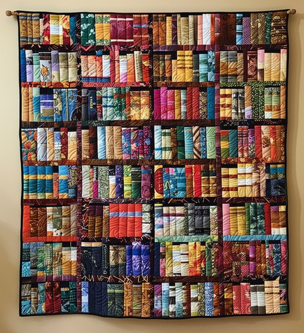 Scripted Sanctuary Quilted Blanket