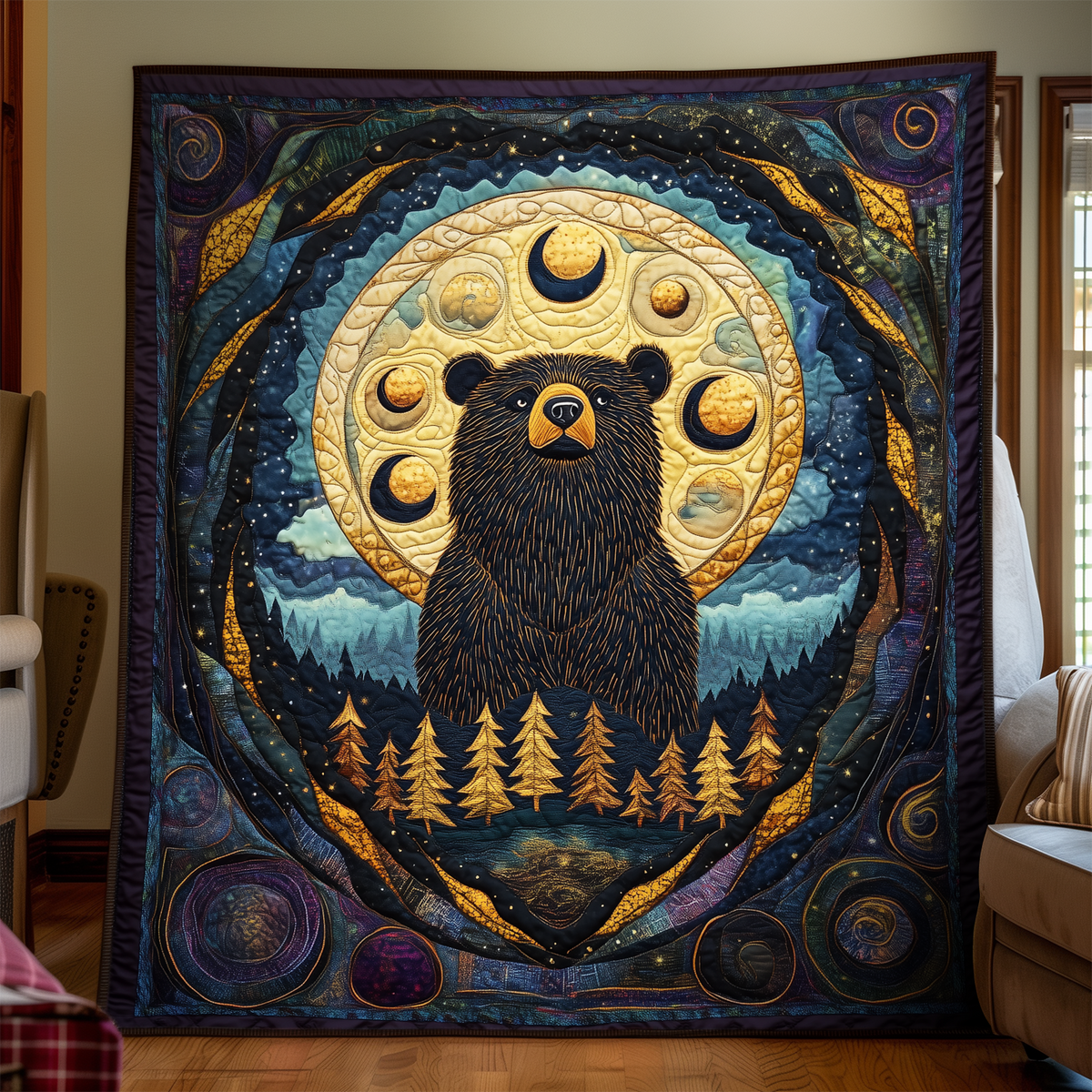 Sunset Wanderer Quilted Blanket