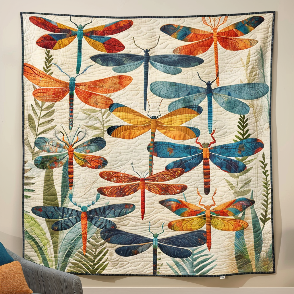 Luminous Dart Quilted Blanket