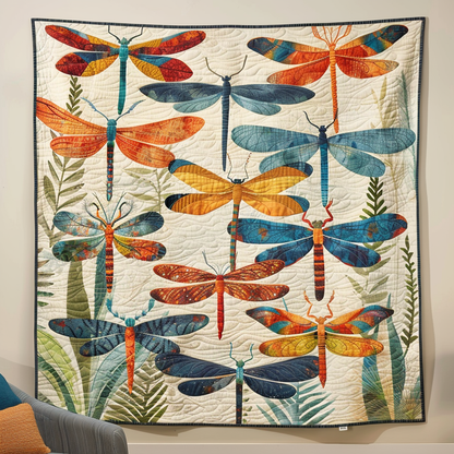 Luminous Dart Quilted Blanket
