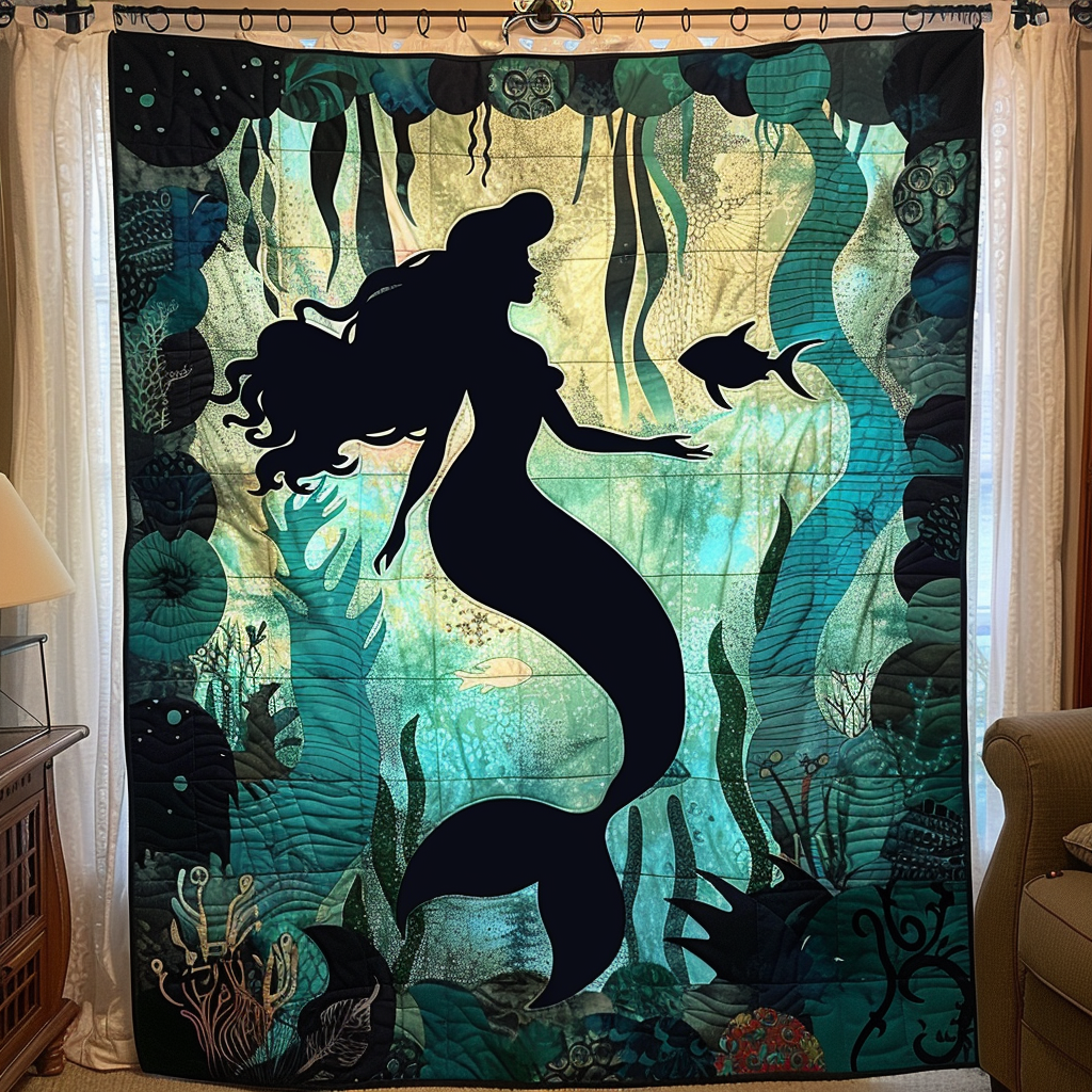 Seaside Splendor Quilted Blanket