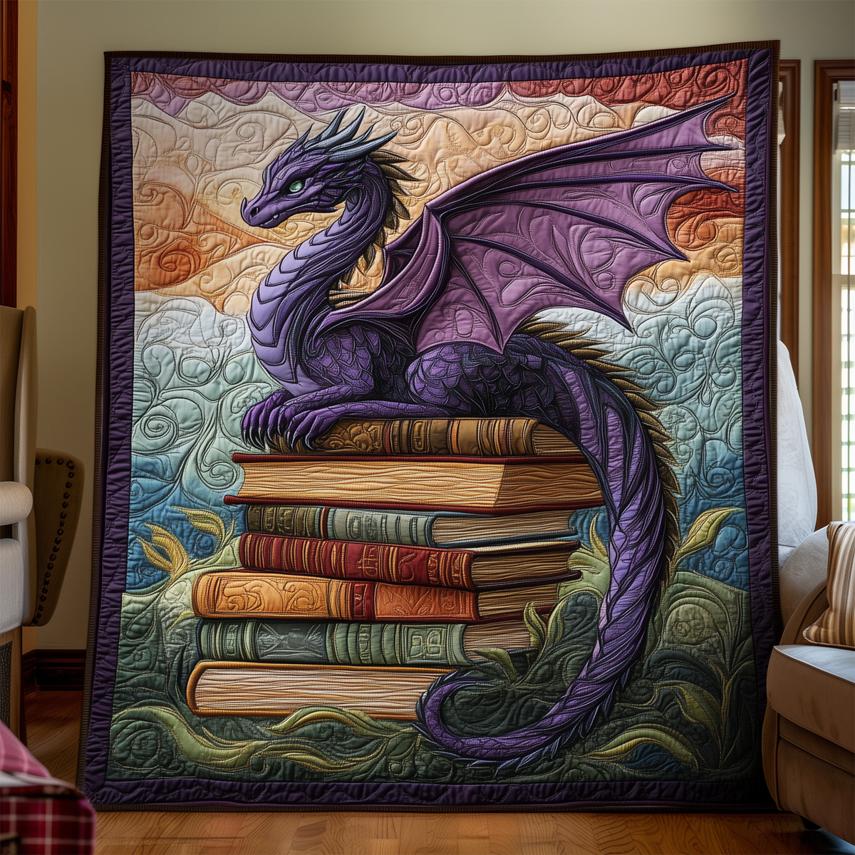 Starborn Scales Quilted Blanket