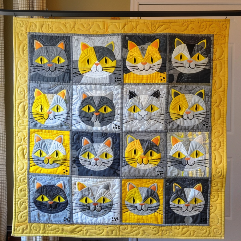 Silhouette Siesta Quilted Blanket
