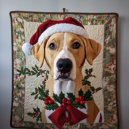 Christmas Paw Quilted Blanket