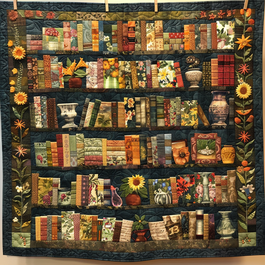 Novel Niche Quilted Blanket