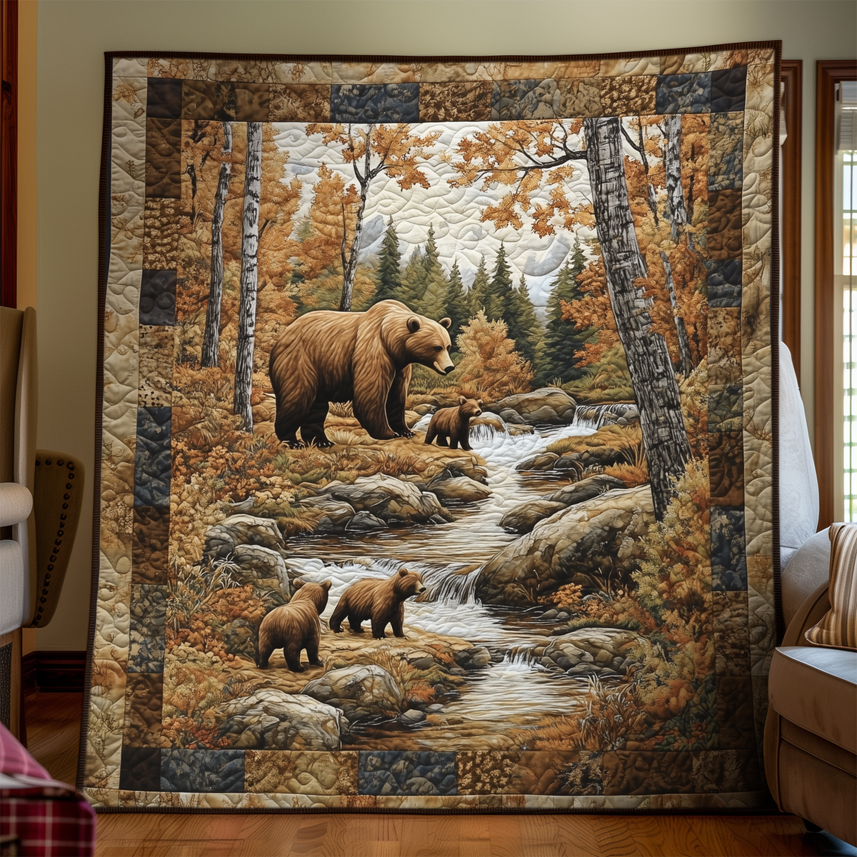 Untamed Wilderness Quilted Blanket