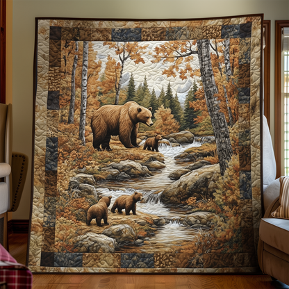 Untamed Wilderness Quilted Blanket