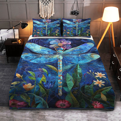 Blossom Breeze 3-Piece Quilted Bedding Set