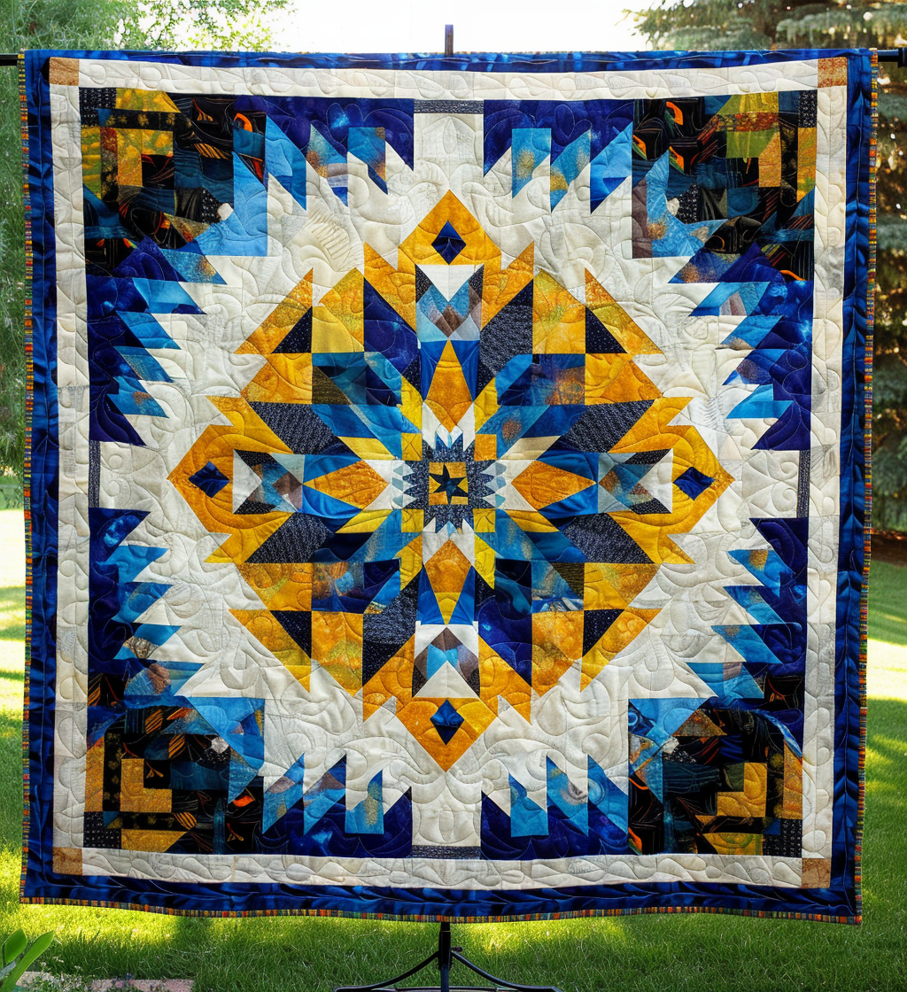 Heritage Harmony Quilted Blanket
