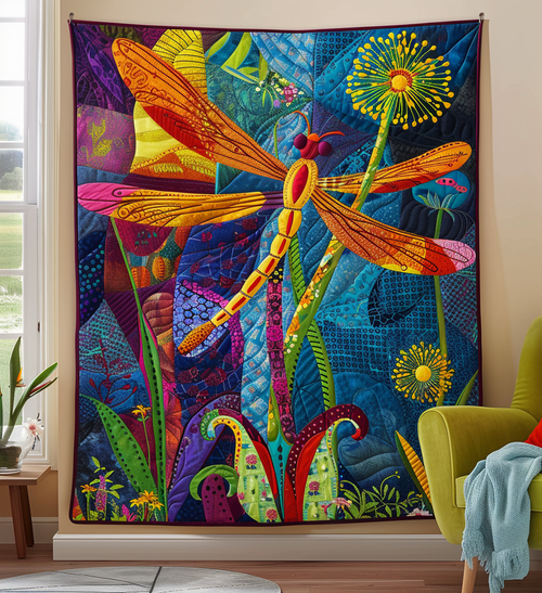 Sunset Skimmer Quilted Blanket