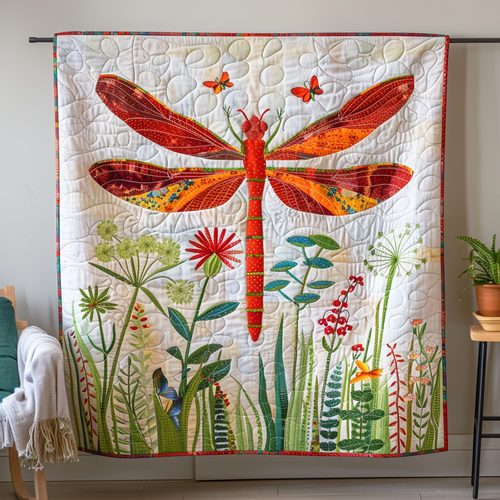 Hovering Harmony Quilted Blanket