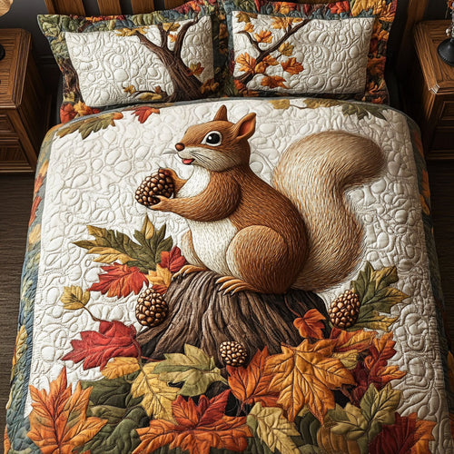 Acorn Gathering 3-Piece Quilted Bedding Set