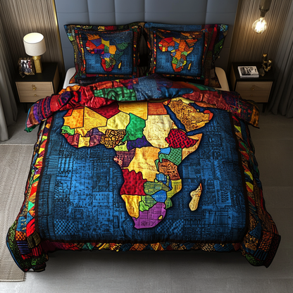 Africa Journey 3-Piece Quilted Bedding Set