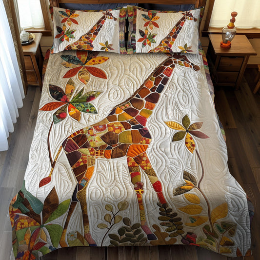 African Adventure 3-Piece Quilted Bedding Set