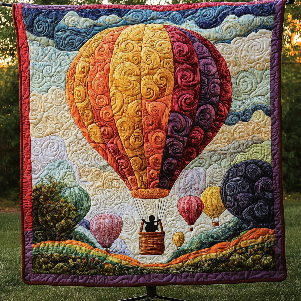Airborne Magic Quilted Blanket