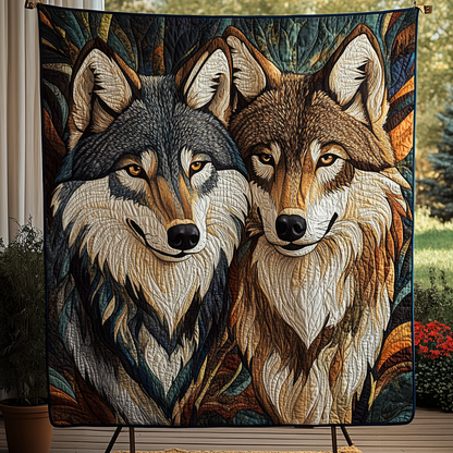 Alpha Connection Quilted Blanket