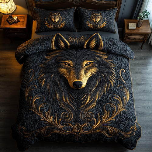 Alpha Spirit 3-Piece Quilted Bedding Set
