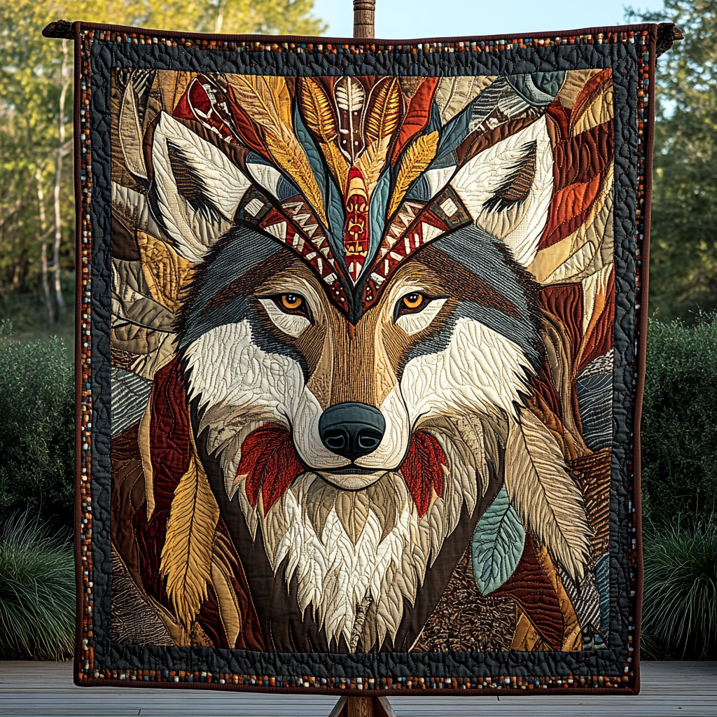 Alpha Trails Quilted Blanket