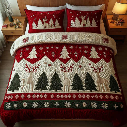Alpine Bliss 3-Piece Quilted Bedding Set