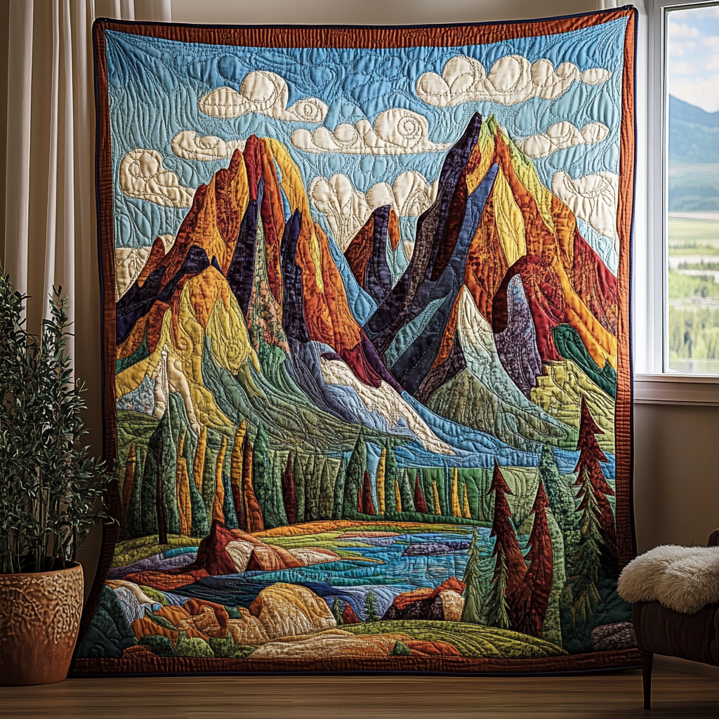 Alpine Still Quilted Blanket
