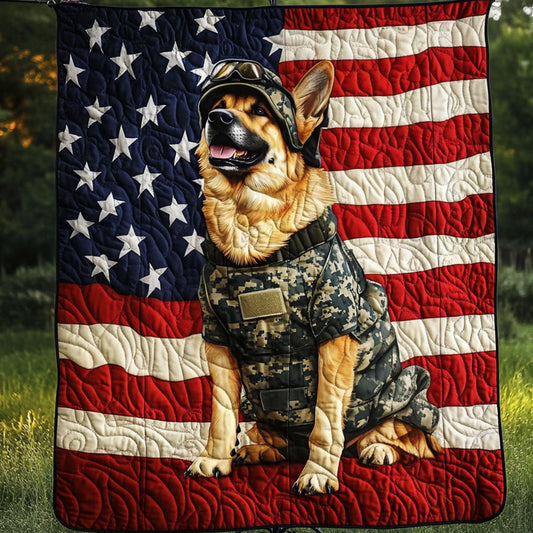 American K9 Hero Quilted Blanket