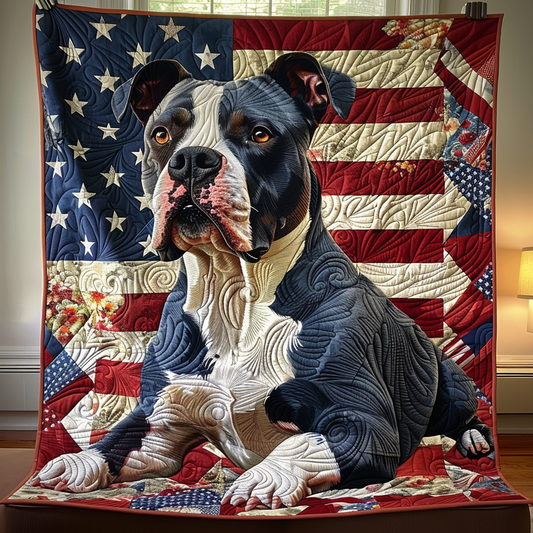 American Pride Quilted Blanket