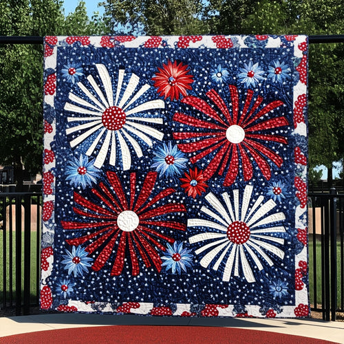 American Sparkle Quilted Blanket