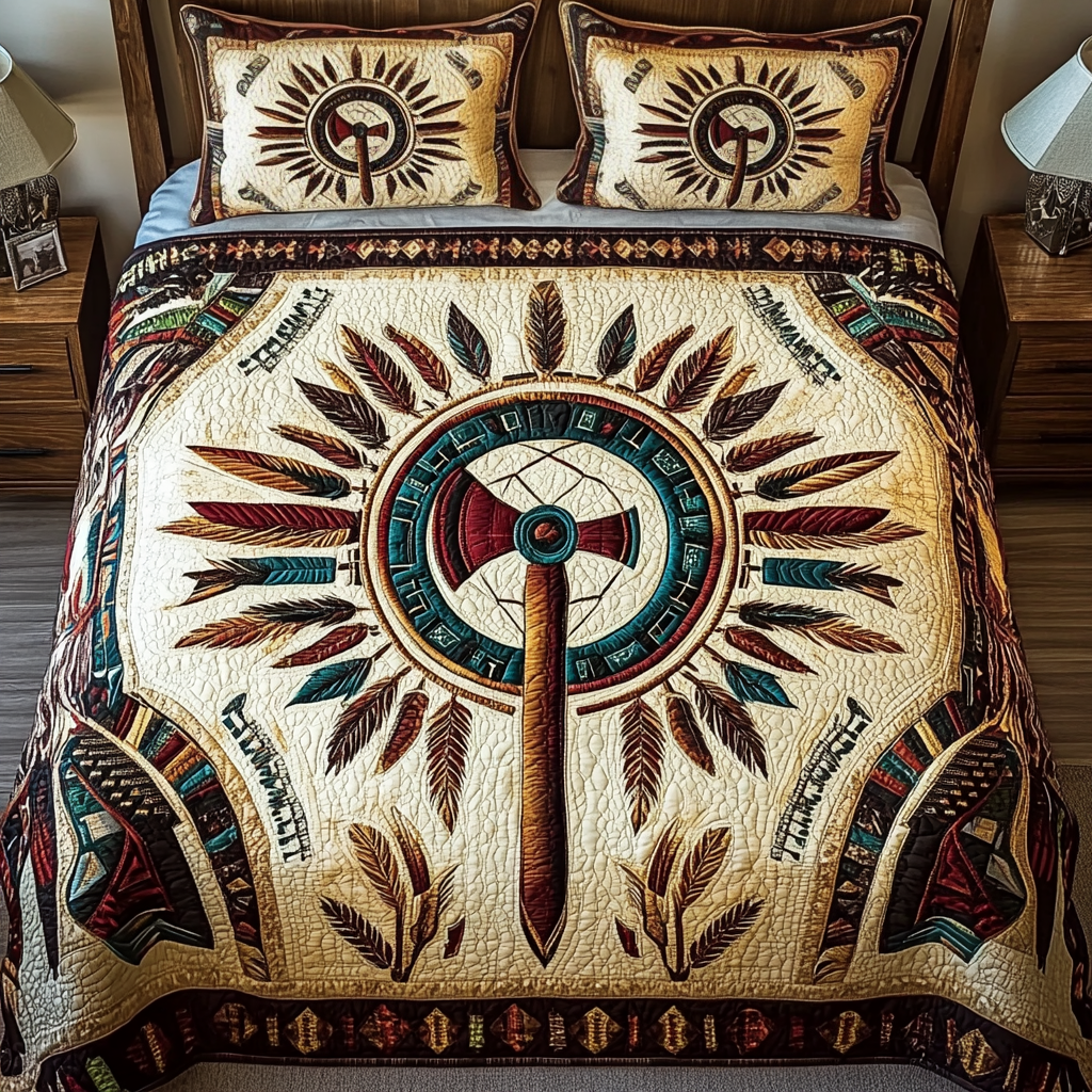 Ancestors Legacy 3-Piece Quilted Bedding Set