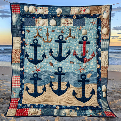 Anchored Serenity Quilted Blanket