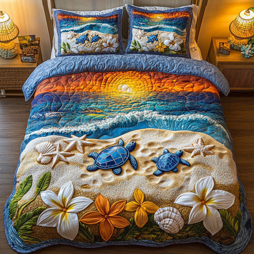 Ancient Drift 3-Piece Quilted Bedding Set