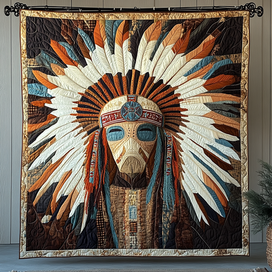 Ancient Sky Journey Quilted Blanket