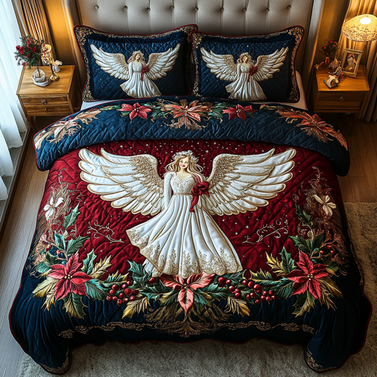 Angels Serenade 3-Piece Quilted Bedding Set