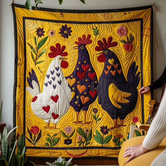 Animated Farm Haven Quilted Blanket