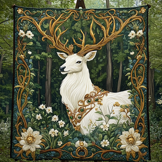 Antler Aesthetics Quilted Blanket