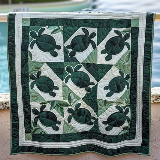 Aquatic Adventure Quilted Blanket