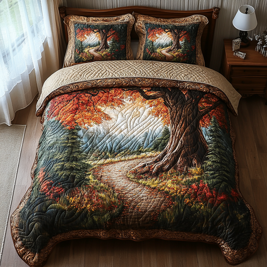 Arcane Woods 3-Piece Quilted Bedding Set