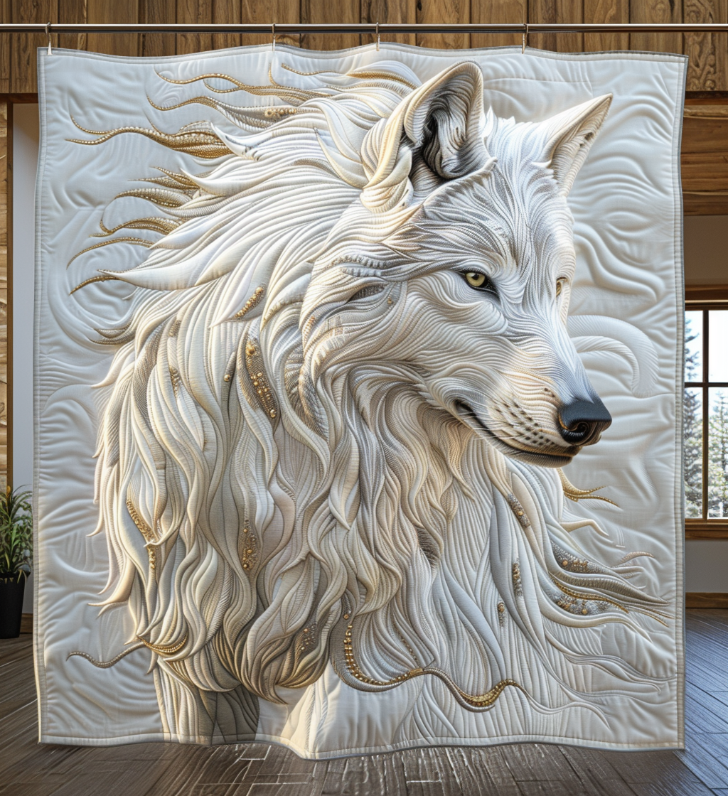 Arctic Guardian Quilted Blanket