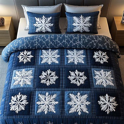 Arctic Patchwork 3-Piece Quilted Bedding Set