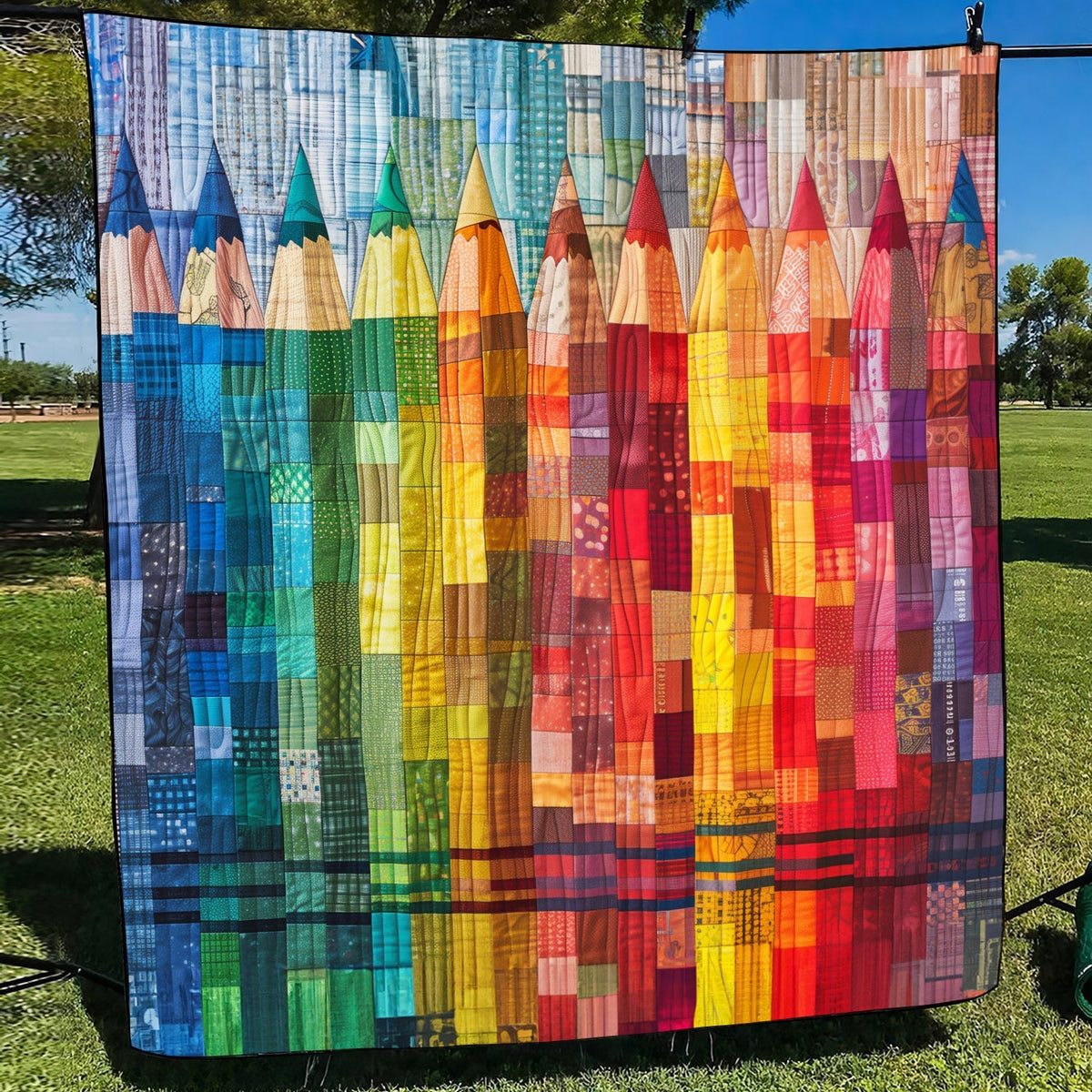 Artful Expressions Quilted Blanket