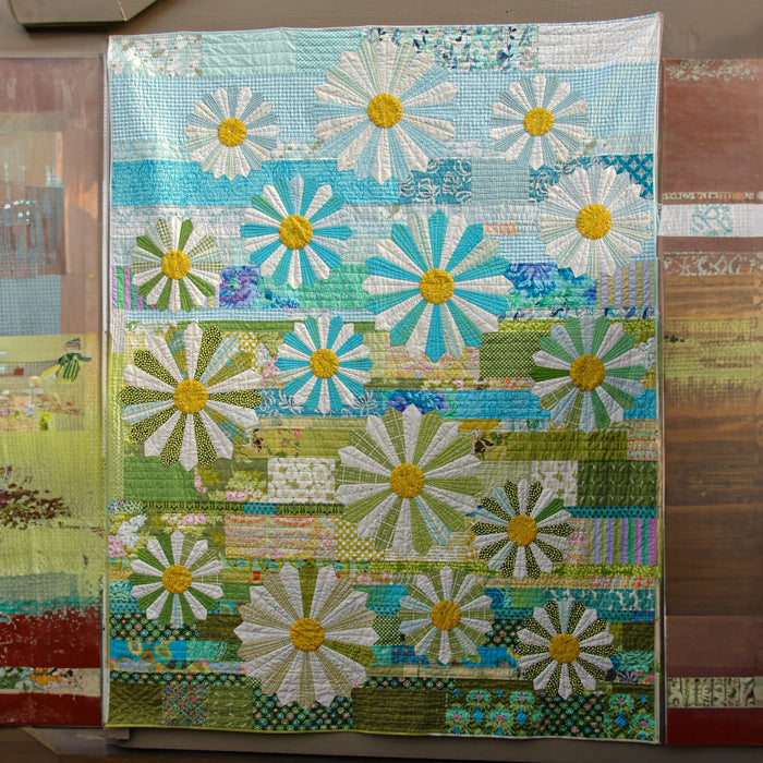 Artisan Flower Quilted Blanket